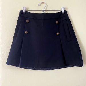 Express black tweed mini skirt 4